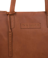 'Blendon' Cognac Leather Tote Bag image 6