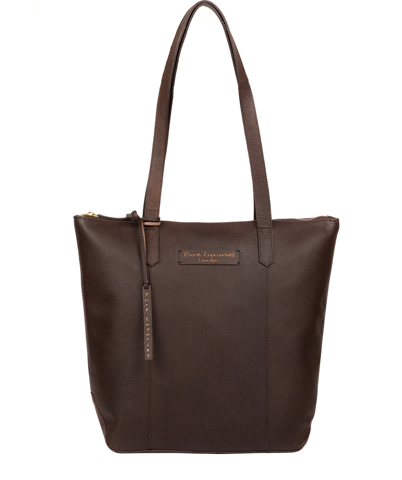 'Blendon' Hickory Leather Tote Bag image 1