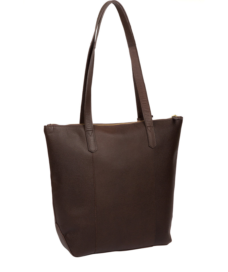 'Blendon' Hickory Leather Tote Bag image 3