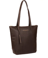 'Blendon' Hickory Leather Tote Bag