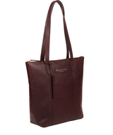 'Blendon' Oxblood Leather Tote Bag image 5