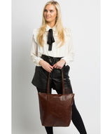 'Blendon' Vintage Brown Leather Tote Bag
