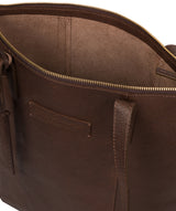 'Blendon' Walnut Leather Tote Bag image 4