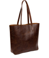 'Bankside' Vintage Brown Leather Tote Bag