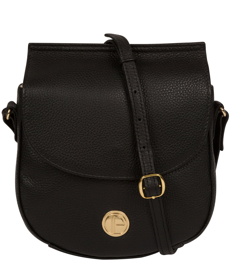 'Toto' Black Leather Cross Body Bag image 1