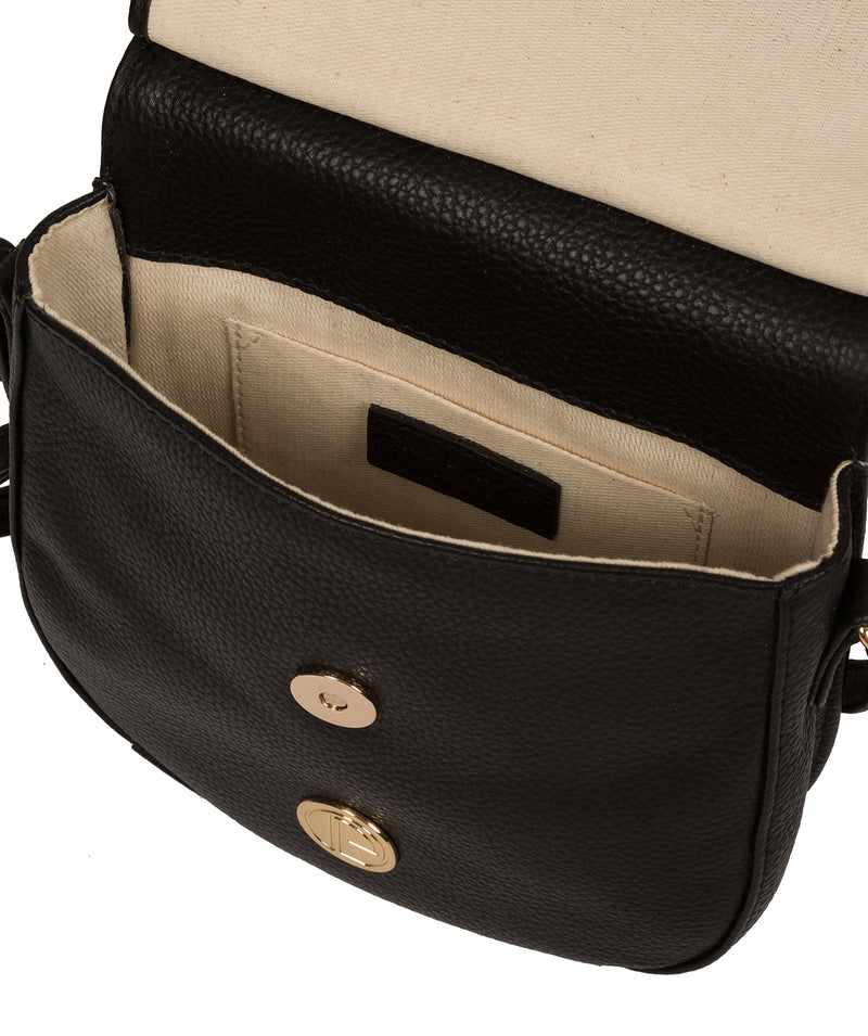 'Toto' Black Leather Cross Body Bag image 4