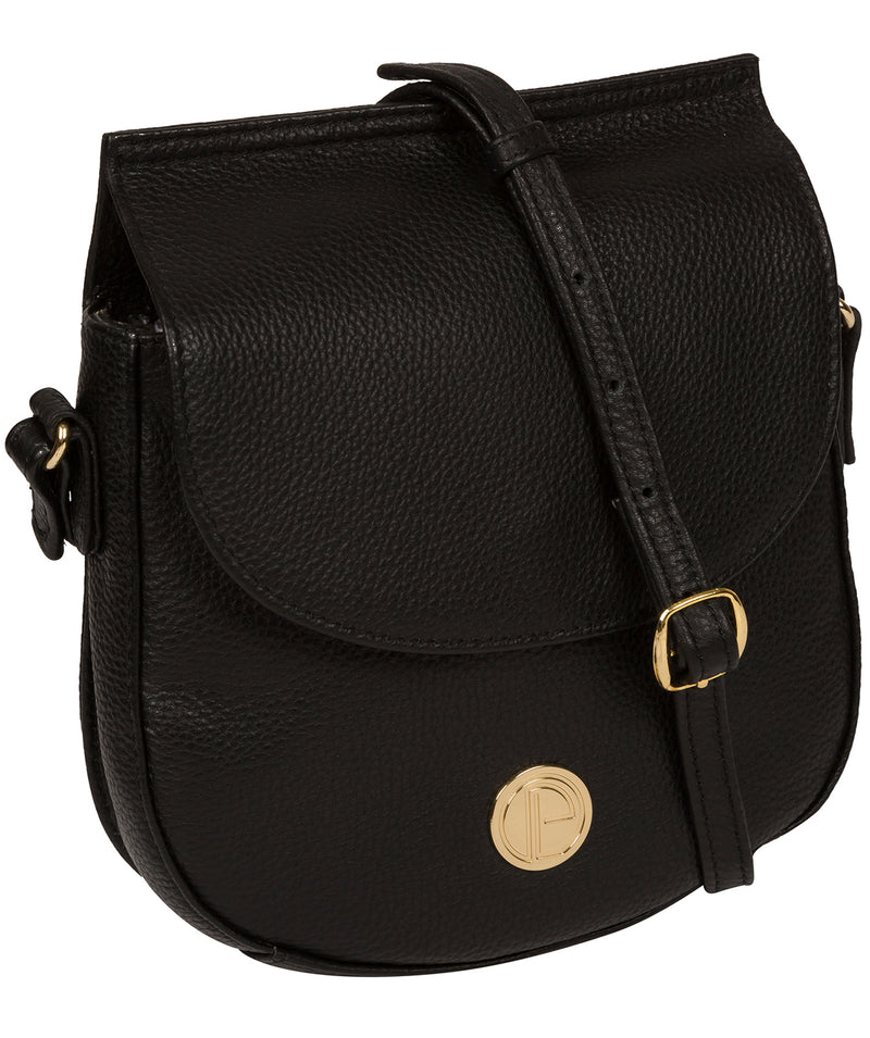 'Toto' Black Leather Cross Body Bag image 5