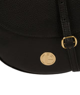 'Toto' Black Leather Cross Body Bag image 6
