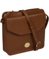 'Coco' Tan Leather Cross Body Bag image 5