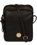 'Minnie' Black Leather Cross Body Bag image 1