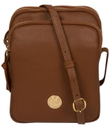 'Minnie' Tan Leather Cross Body Bag image 1