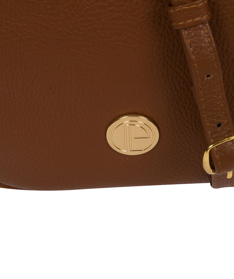 'Minnie' Tan Leather Cross Body Bag image 6