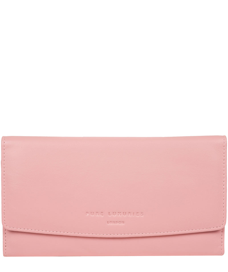 'Balmoral' Blossom Pink Leather Purse