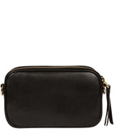 'Donatella' Black Leather Cross Body Bag image 3