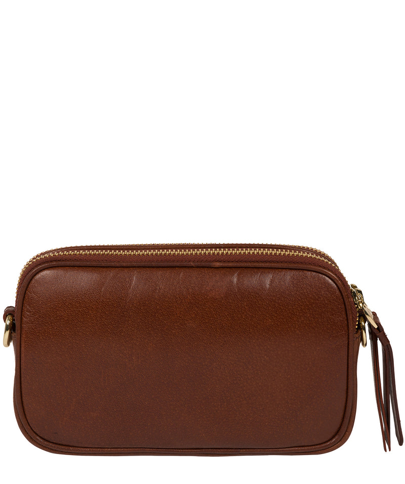 'Donatella' Brown Leather Cross Body Bag image 3
