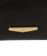 'Delfina' Black Leather Backpack image 6