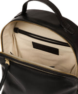 'Natala' Black Leather Backpack image 4