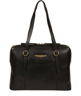 'Ornella' Black Leather Handbag image 1