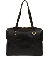 'Ornella' Black Leather Handbag image 3
