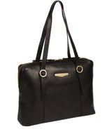 'Ornella' Black Leather Handbag image 5