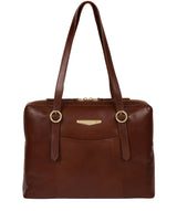'Ornella' Brown Leather Handbag image 1
