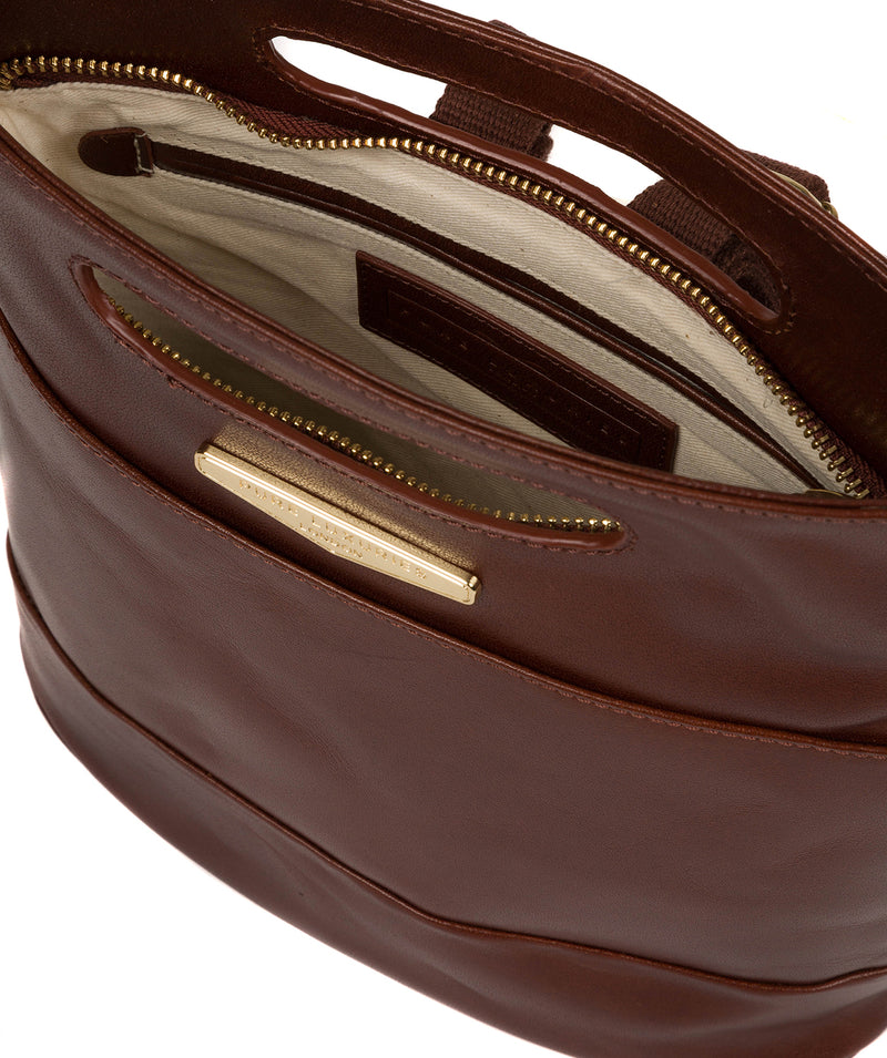 'Margherita' Brown Leather Backpack image 4