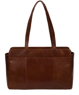 'Alessandra' Brown Leather Hand Bag image 3