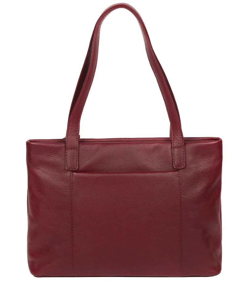 'Adley' Deep Red Leather Handbag image 3