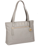 'Adley' Grey Leather Handbag image 5