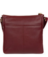 'Rayden' Deep Red Leather Cross Body Bag image 4