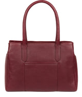 'Chatham' Deep Red Leather Handbag image 3