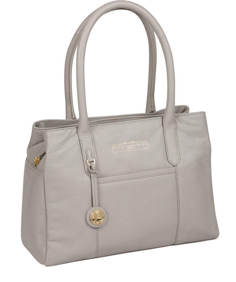 'Chatham' Grey Leather Handbag image 5