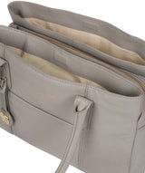 'Chatham' Grey Leather Handbag image 7