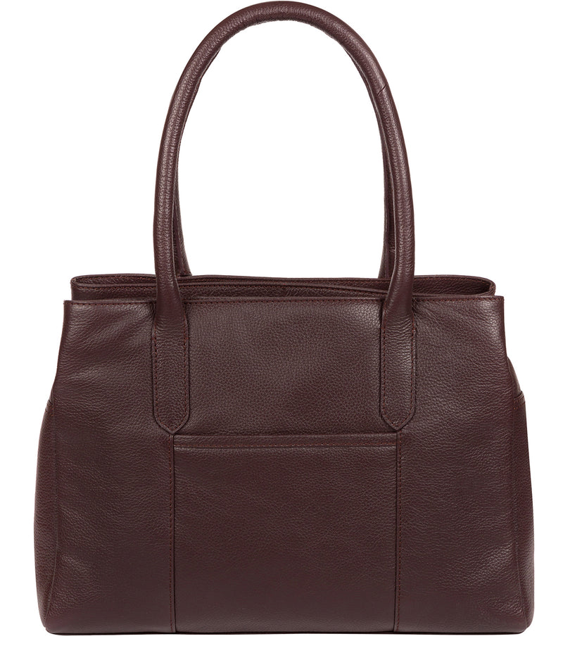 'Chatham' Plum Leather Handbag