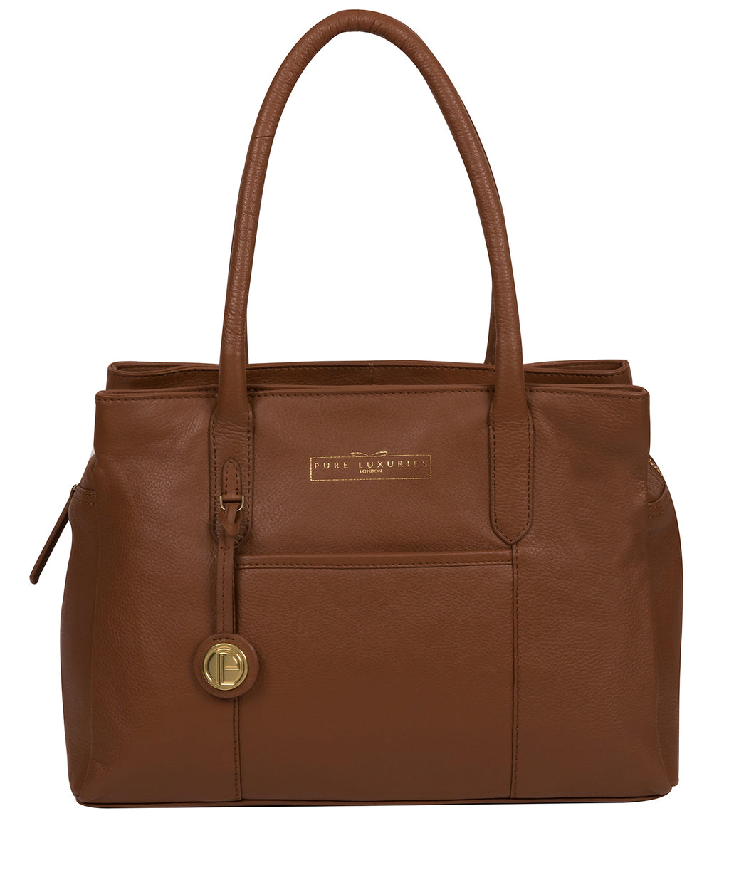 Tan Leather Handbag 'Chatham' by Pure Luxuries – Pure Luxuries London