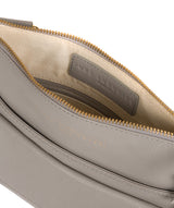 'Langley' Grey Leather Cross Body Bag image 4