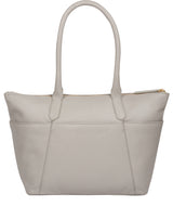 'Everly' Grey Leather Tote Bag Pure Luxuries London