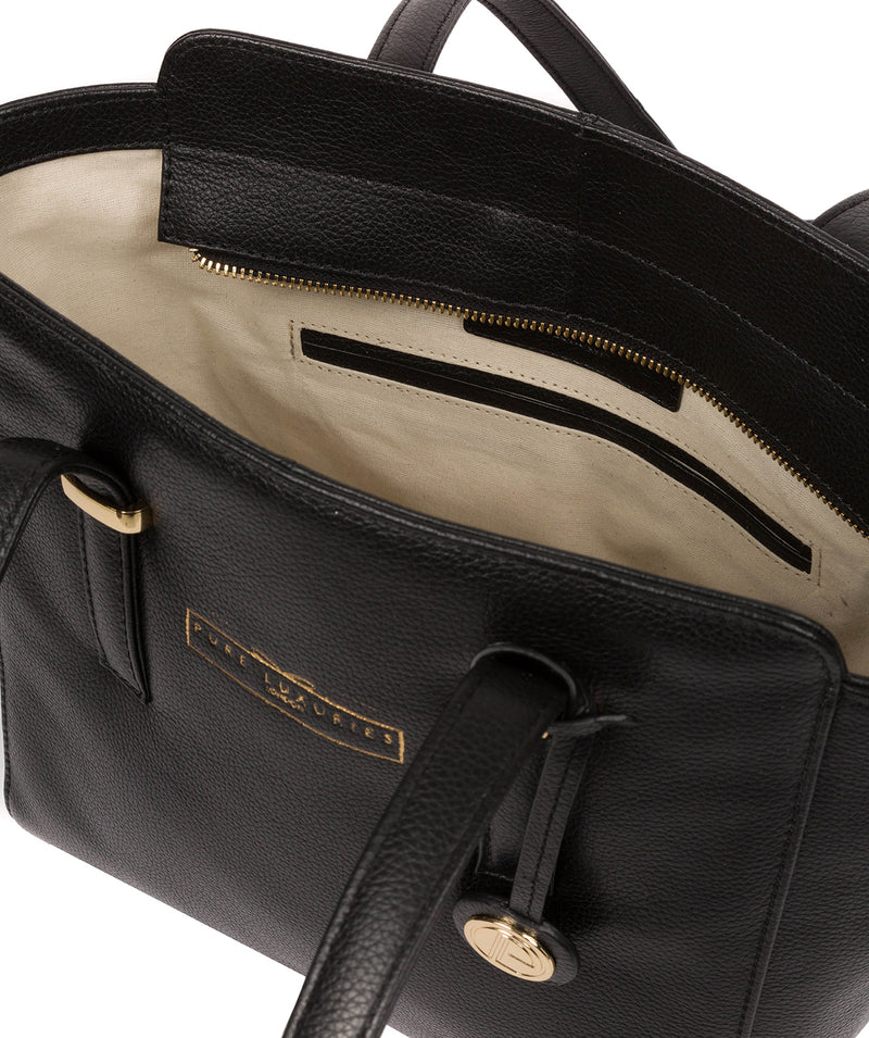 'Blakeley' Black Leather Handbag image 4