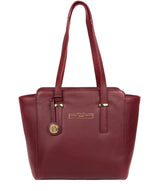 'Blakeley' Deep Red Leather Handbag
