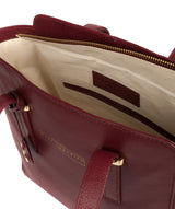 'Blakeley' Deep Red Leather Handbag image 4
