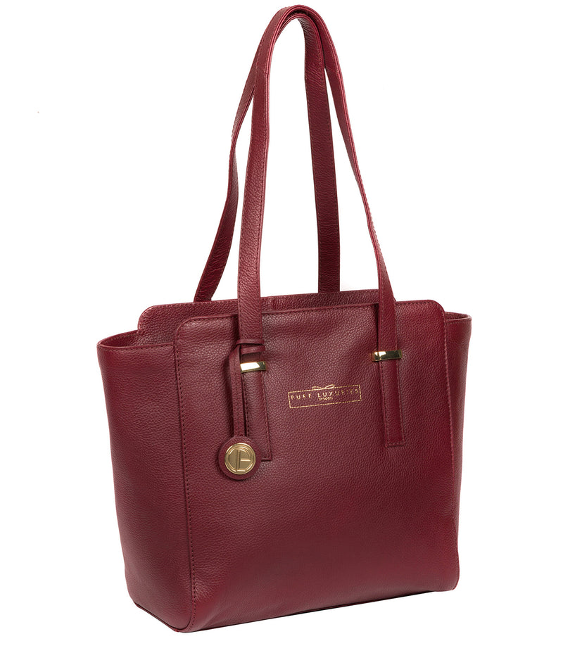 'Blakeley' Deep Red Leather Handbag image 5