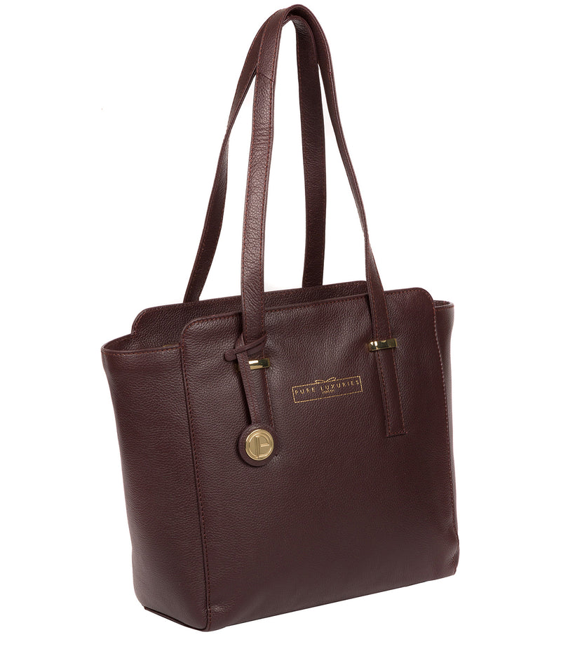 'Blakeley' Plum Leather Handbag image 5