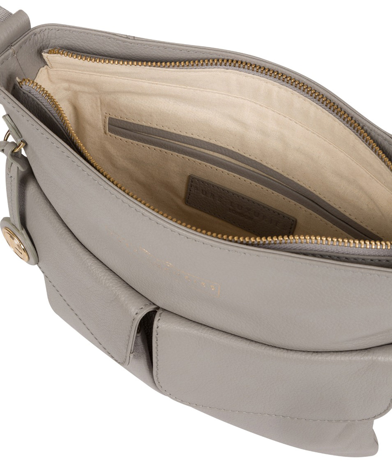 Crossbody bag shoulder strap detail