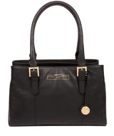 'Astley' Black Leather Handbag