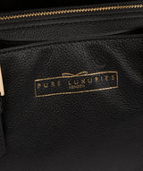 'Astley' Black Leather Handbag image 6