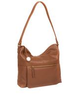 'Tenley' Tan Leather Shoulder Bag image 5