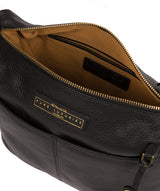 'Hove' Black & Gold Leather Shoulder Bag  image 4