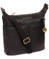 'Hove' Black & Gold Leather Shoulder Bag  image 5