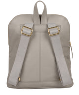'Kinsely' Grey Leather Backpack image 3