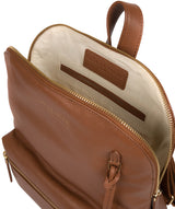 'Kinsely' Tan Leather Backpack image 4